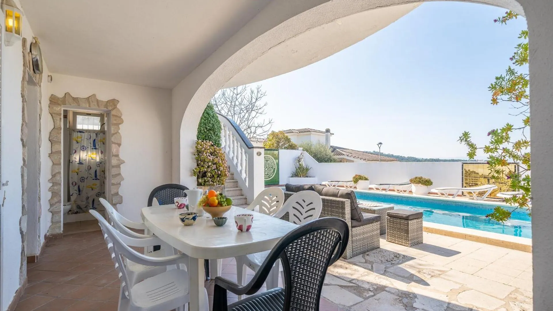 Elegant Villa For 8 People L' Escala 0*,